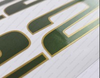 Aquasport 225 Osprey Boat Decals 8.5" x 1.2" 2pcs.